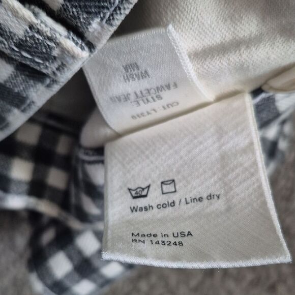 Reformation Monochrome Checkered Pants - Size: 26 - Picture 5 of 8